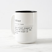 母 – 静かな強さ ツートーンマグカップ (正面左)