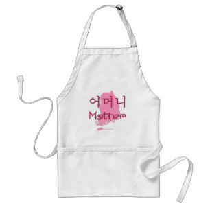母(韓国の)地図 スタンダードエプロン