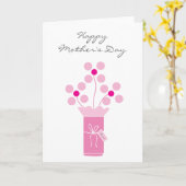 母、HappyMotherの日 カード (黄色い花)