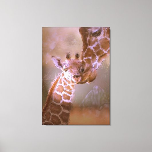 母" s愛 キャンバスプリント (正面)