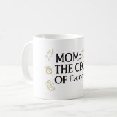 母：The CEO of Everything おもしろい コーヒーマグカップ (正面左)