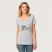 母:The CEO of Everything おもしろい Tシャツ (正面フル)