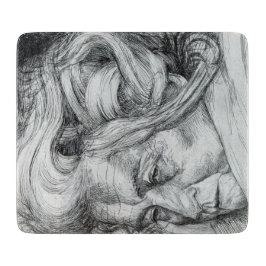 母（Umberto Boccioni著） カッティングボード