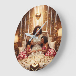 母A ラージ壁時計