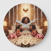 母A ラージ壁時計 (正面)