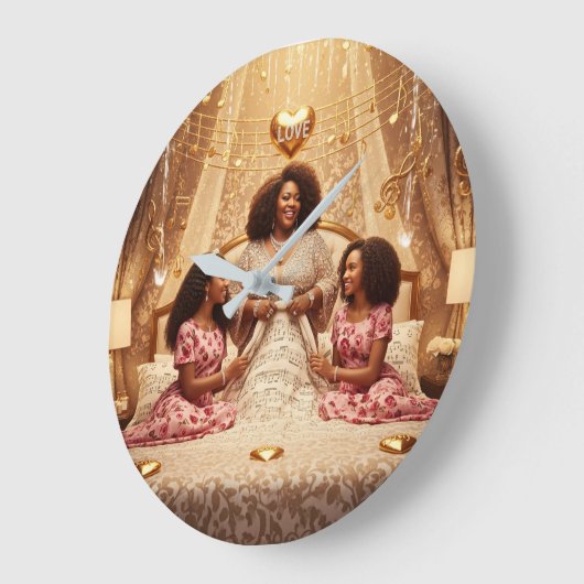 母C ラージ壁時計 (傾斜)