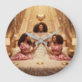 母C ラージ壁時計 (正面)