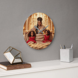 母F ラージ壁時計