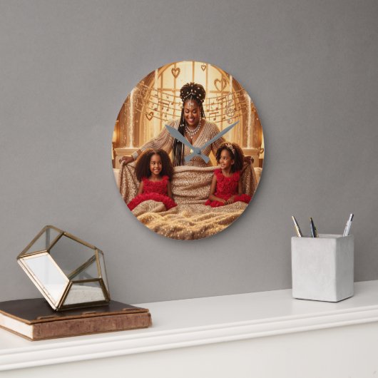 母F ラージ壁時計 (オフィス)