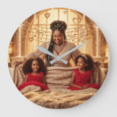 母F ラージ壁時計 (正面)