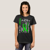 母I衣服グリーン私の母の腎疾患戦争 Tシャツ (正面フル)