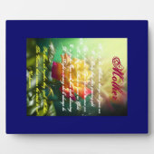 母Mは私のプラーク彼女の与え100万もののためだ フォトプラーク (正面)