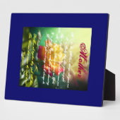 母Mは私のプラーク彼女の与え100万もののためだ フォトプラーク (側面)