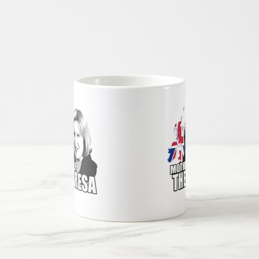 母Theresaはよろしいです- コーヒーマグカップ (中央)