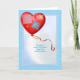 母TLCハートバルーン サンキューカード