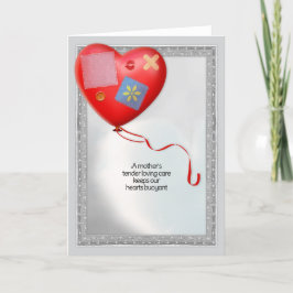 母TLCハートバルーン サンキューカード