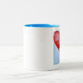 母TLCハートバルーン ツートーンマグカップ (中央)