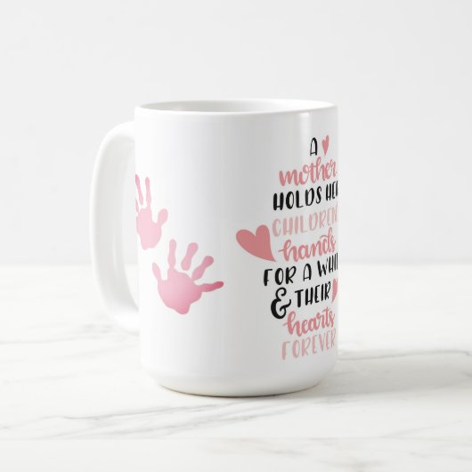 母Touch コーヒーマグカップ (正面左)
