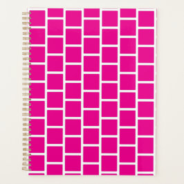 毎エレガント年市松模様に毎のピンク色の プランナー手帳