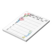 毎パーソナライズされた週の食事計画 ノートパッド (回転)