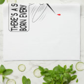 毎分吸盤が生まれある キッチンタオル (折り畳み)