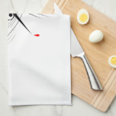 毎分吸盤が生まれある キッチンタオル (四つ折り)