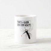 毎分吸盤が生まれある コーヒーマグカップ (中央)