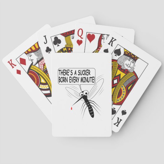 毎分吸盤が生まれある トランプ (裏面)