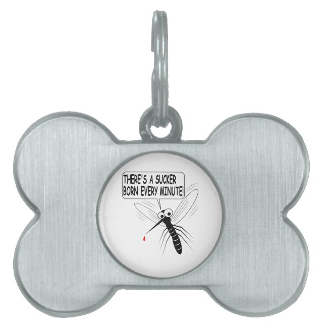 毎分吸盤が生まれある ペットネームタグ (正面)