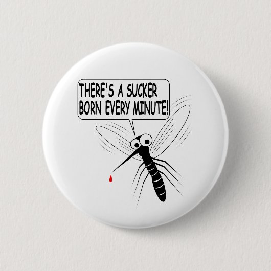 毎分吸盤が生まれある 缶バッジ (正面)