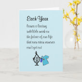 毎年のおもしろいハッピーバースデー カード (黄色い花)