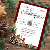 毎年のクリスマス パーティー 招待状