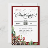 毎年のクリスマス パーティー 招待状 (正面)