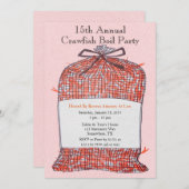 毎年の会社カニパーティー 招待状 (正面/裏面)