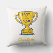 毎年の母 | 母おもしろいの日 クッション (裏面)