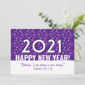 毎年の紫色の雪 | 2021年新年おめでとう シーズンカード (スタンド正面)