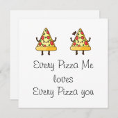 毎年ピザを食べる誕生日と記念日とバレンタインが楽しい シーズンカード (正面/裏面)