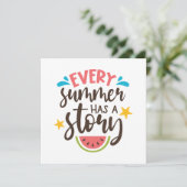 毎年夏には物語がある、夏の冒険 サンキューカード (スタンド正面)