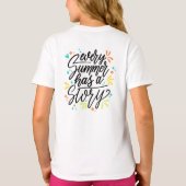 毎年夏に物語がある–23431 Tシャツ (裏面)