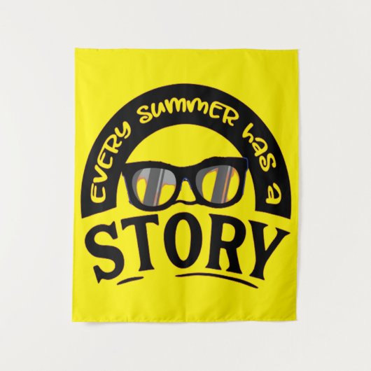 毎年夏に物語ビーチパーティー タペストリー (正面)