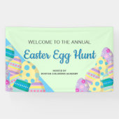 毎年恒例のイースター卵狩りの看板がによってホストさカスタムれる 横断幕 (横)