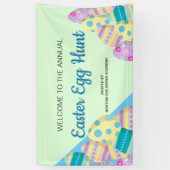 毎年恒例のイースター卵狩りの看板がによってホストさカスタムれる 横断幕 (縦)