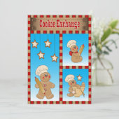 毎年恒例のクッキー交換がジンジャーブレッドパン店 招待状 (スタンド正面)