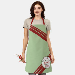 毎年恒例のホリデーコンテスト優勝者の懸賞エプロン エプロン