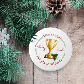 毎年恒例のホリデーコンテスト優勝者の賞品ボタン 缶バッジ