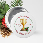 毎年恒例のホリデーコンテスト優勝者の賞品ボタン 缶バッジ