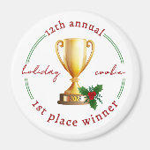 毎年恒例のホリデーコンテスト受賞者の賞受賞磁石 マグネット (正面)