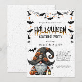 毎年恒例の家族のパーティー ハロウィン 招待状 (正面/裏面)