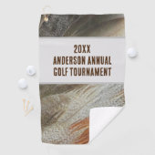 毎年恒例の家族懇親会フェザーゴルフトーナメント ゴルフタオル (インサイチュ)