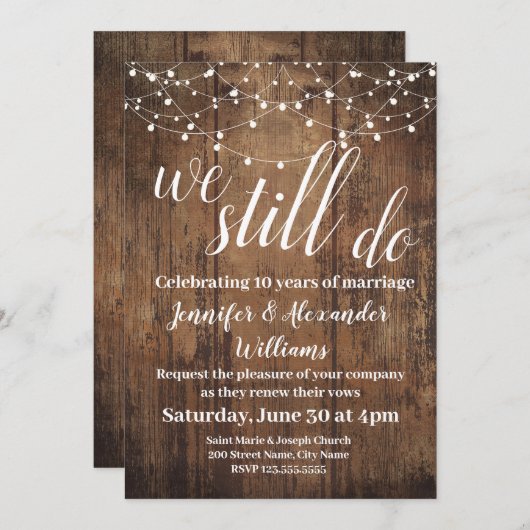 毎年恒例の結婚記念日をお祝いします (正面/裏面)